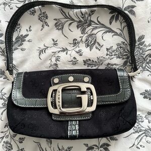 Guess Black and Silver Mini Bag